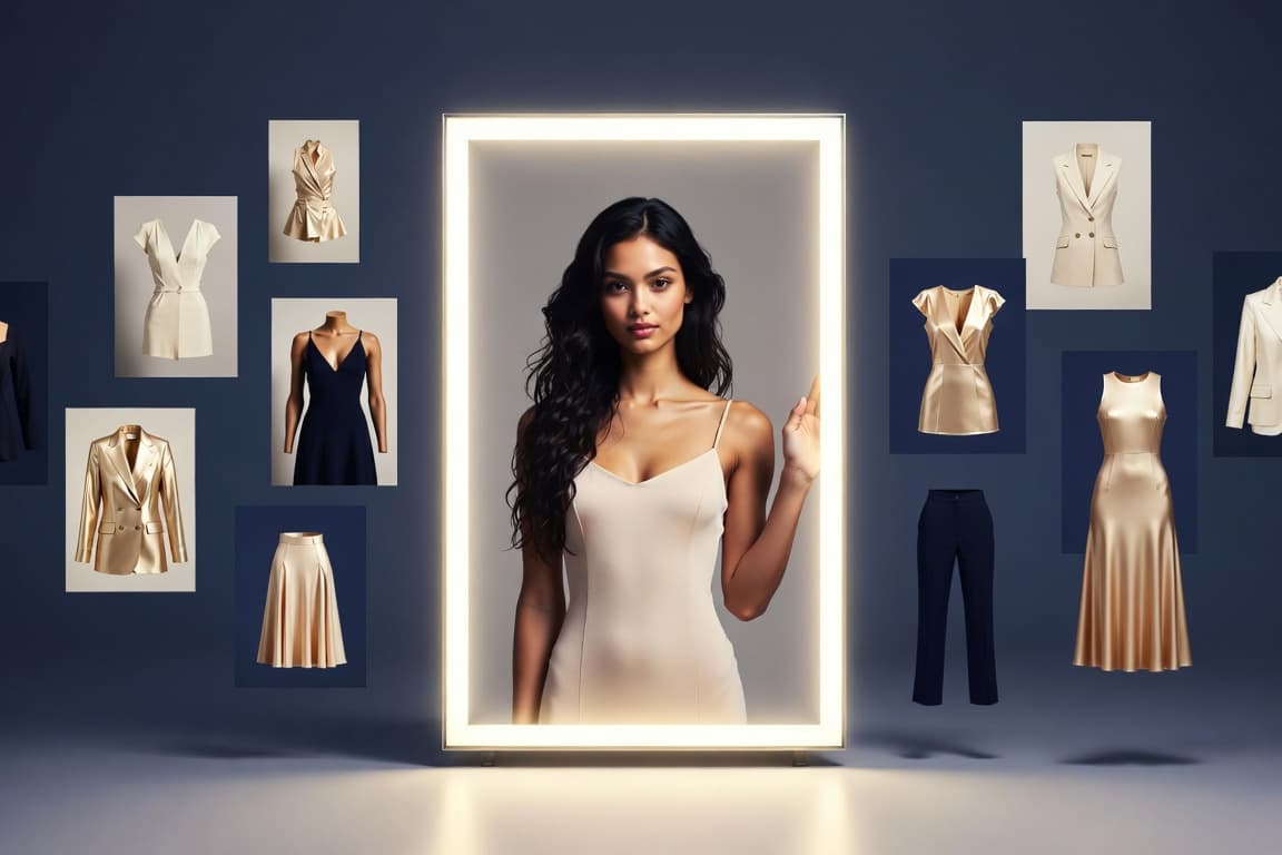 Winter outfit ideas generated by AI